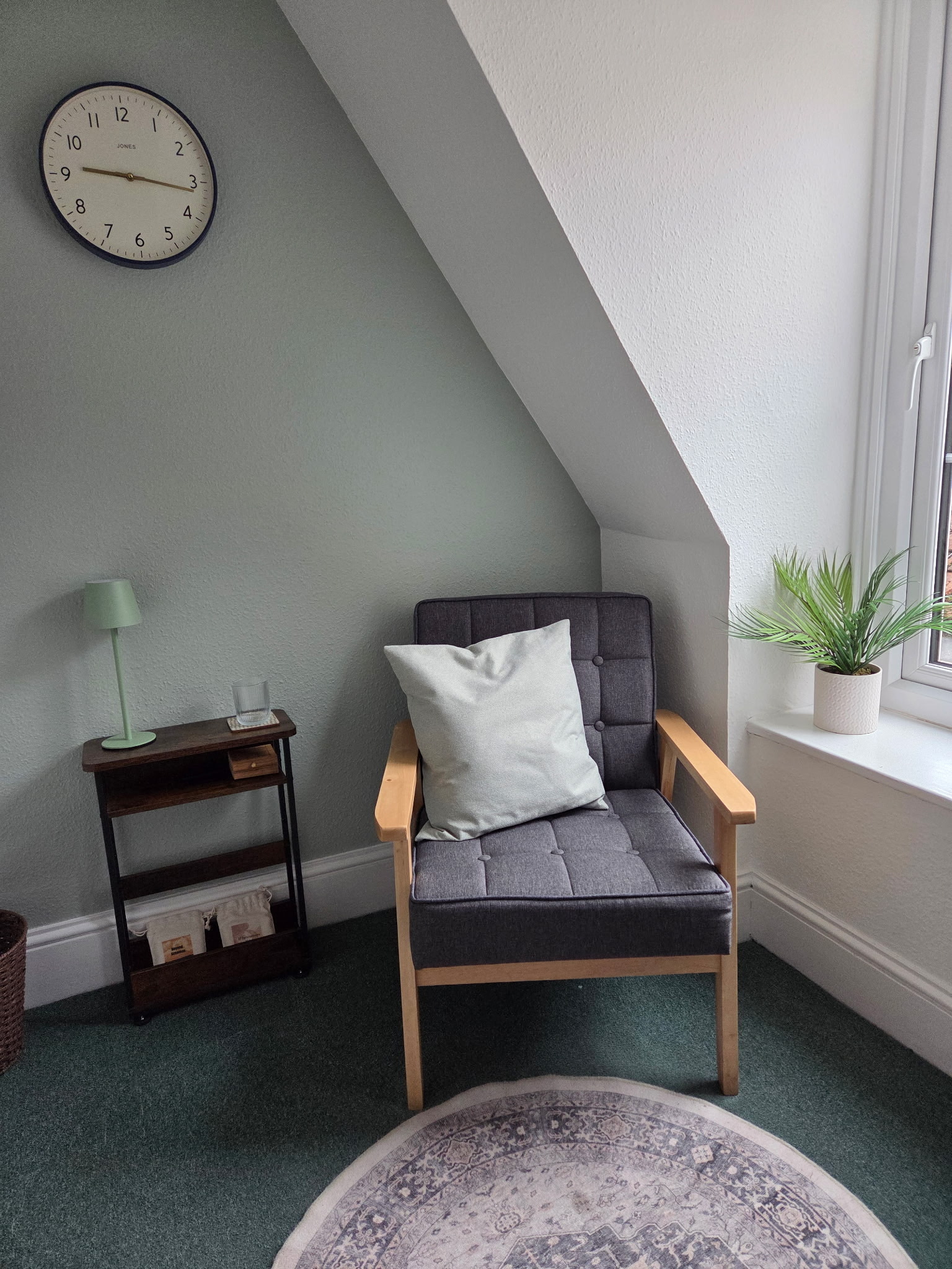 Therapy room at Herts Talking Therapy, St Albans